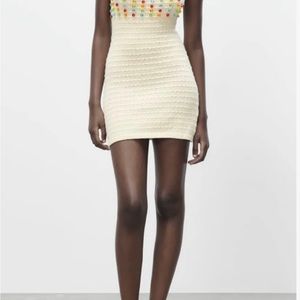 Zara beaded crochet dress